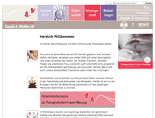 Tablet Screenshot of claudiapfeiffer.com